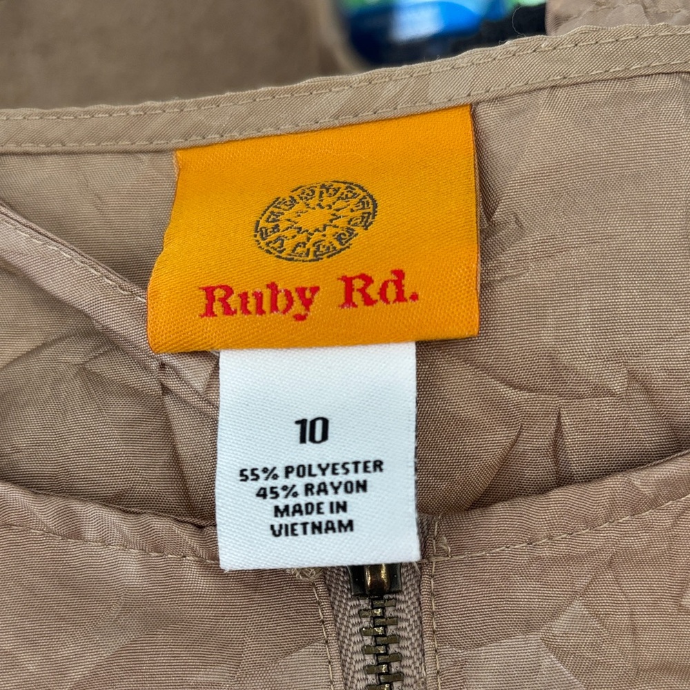 Ruby Rd. Beige Crinkled Jacket - Picture 8 of 8